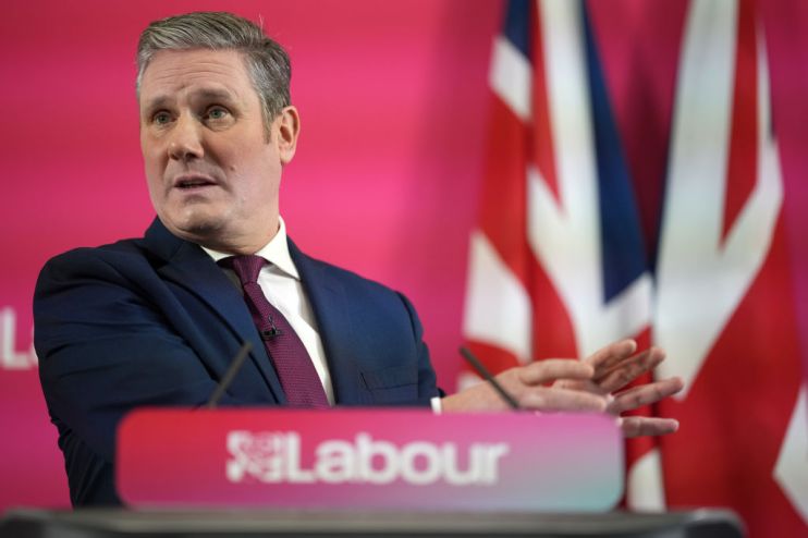 Keir Starmer Delivers Keynote Speech Outlining Labour's Vision For 2022