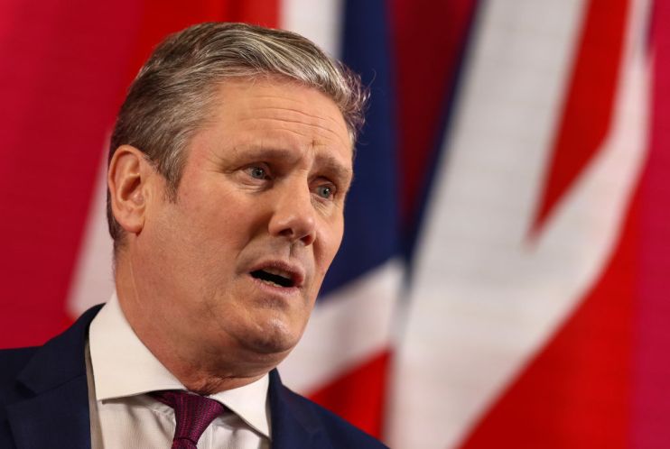 Opposition Labour Party Leader Keir Starmer Delivers Speech