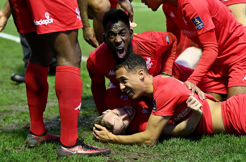 Kidderminster Harriers beat Reading in the FA Cup third round to set up this weekend's tie against West Ham United