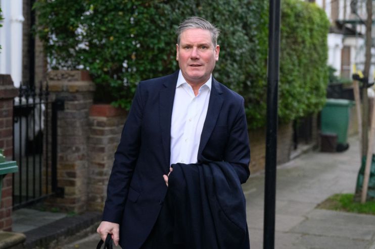 Keir Starmer Leaves Home For PMQs