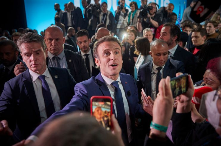 Election Night With Emmanuel Macron's En Marche Party During France's 2022 Presidential Race