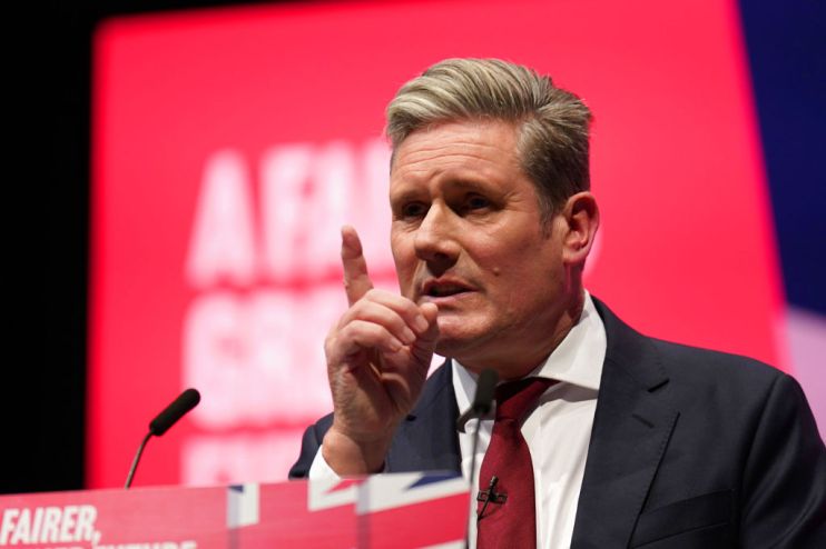 Keir Starmer Delivers Leader's Speech To Labour Party Conference