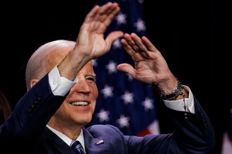 President Biden And Vice President Harris Speak At DNC Event In Washington, DC