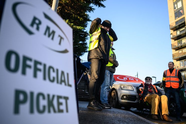 A strike is crippling the rail network yet again today