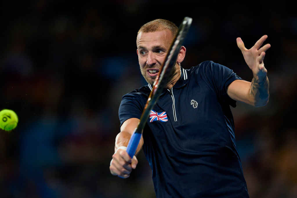 Dan Evans in the United Cup