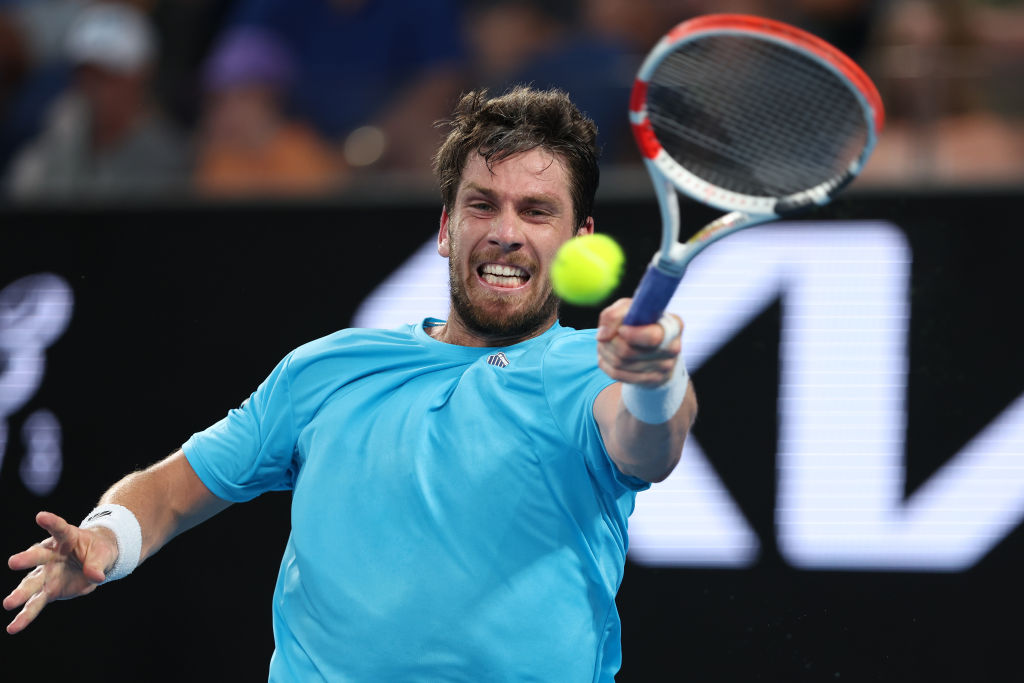 Cameron Norrie plays tomorrow at the Australian Open.