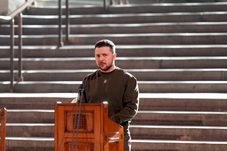 Zelensky said dozens of partner countries will participate in the meeting of the Ramstein group at Ramstein Air Base in Germany on Thursday