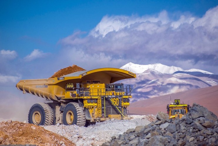 Anglo American's Chilean copper mining at Collahuasi in the Andes