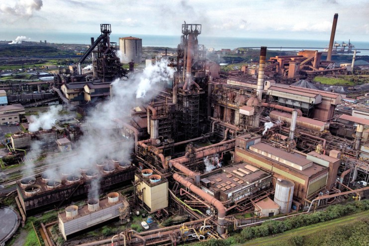 Up to 3,000 steelworkers at Tata Steel&rsquo;s Port Talbot plant have been granted a temporary reprieve after an expected announcement on job cuts has apparently been pulled. Photo: PA
