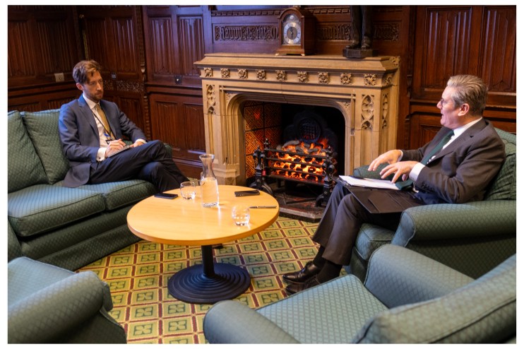 Keir Starmer sits down with City PM - on everything from business to public services