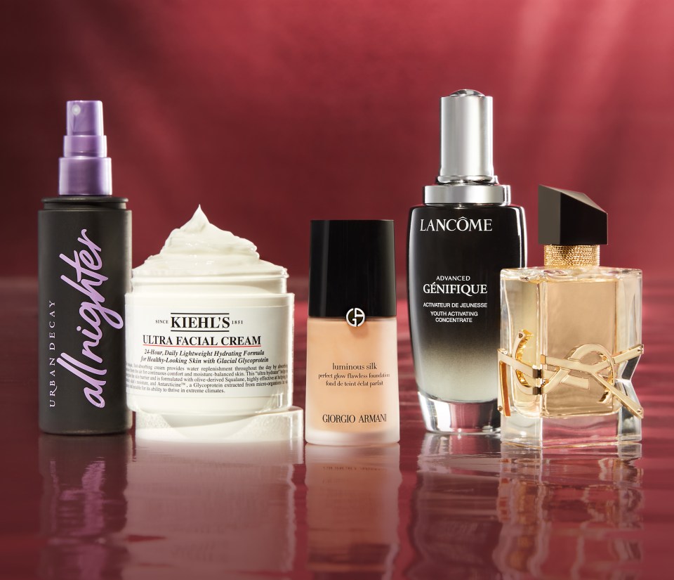 An array of LOOKFANTASTIC&rsquo;s products that are in the Black Friday sale.
