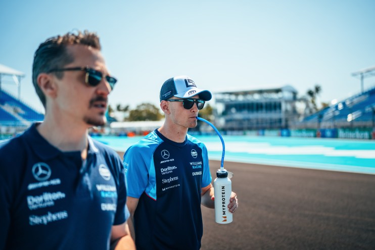 THG last year inked a deal to become a strategic partner to Williams, with the MyProtein brand adorning team kit and the racing marque's F1 car