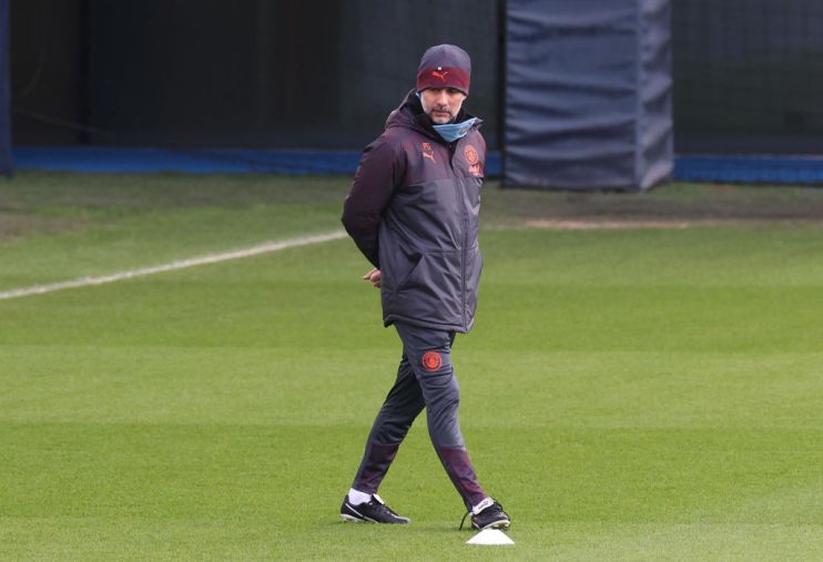 Manchester City Training Session And Press Conference - UEFA Champions League 2023/24