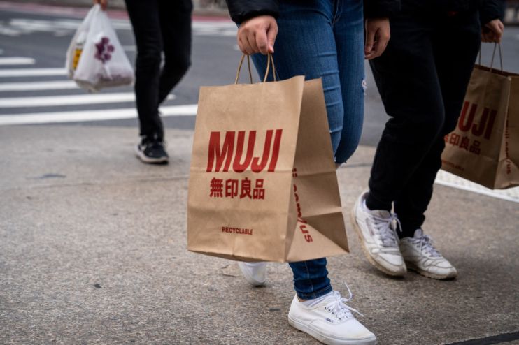Muji was bought of out administration in a pre-pack deal earlier this month.