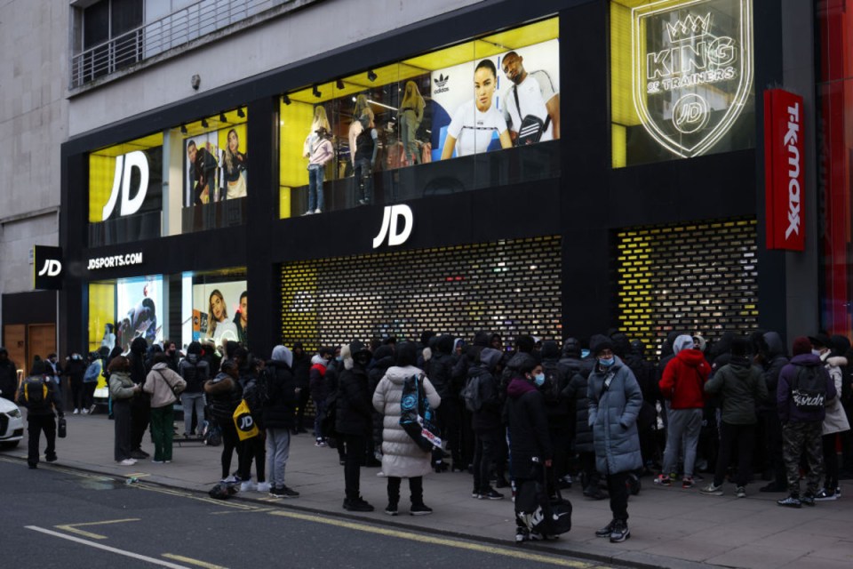 JD Sports brands itself as the 'King of Trainers'. (Photo by Dan Kitwood/Getty Images)