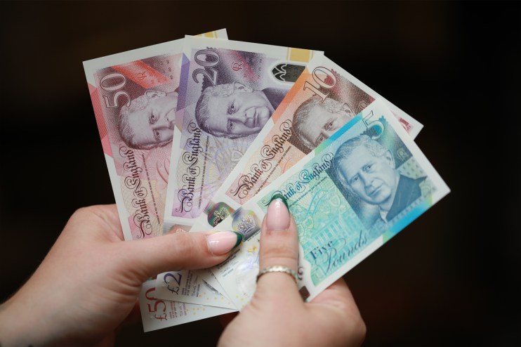 King Charles banknotes issued in 2024. Picture credit: Bank of England