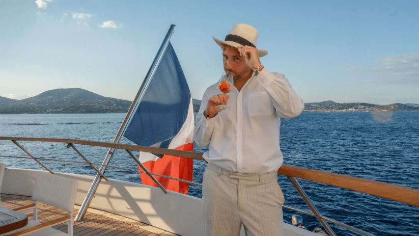 City PM's Deputy Life&Style Editor Adam Bloodworth making new friends aboard Le Ponant (Photo: Jack Degg)