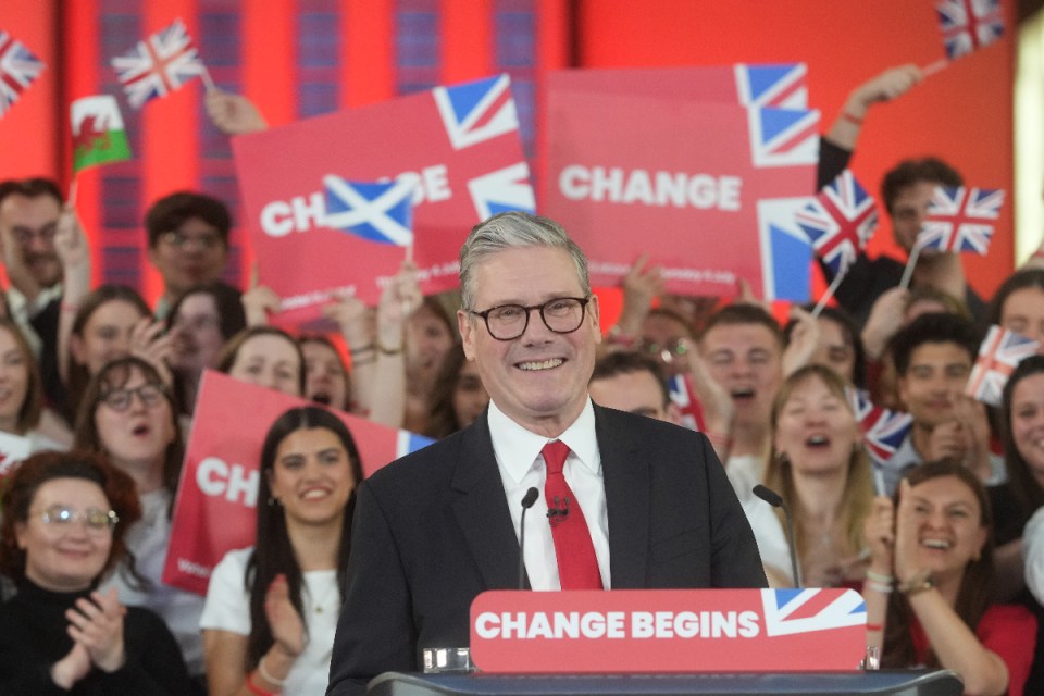 Sir Keir Starmer has pledged &ldquo;change begins now&rdquo; as he said Britain would be waking up to the news of a Labour government. Photo: PA