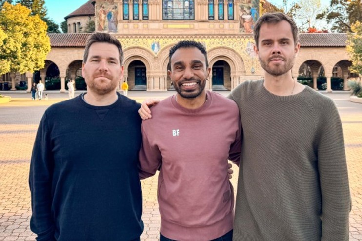 Left to right: Nicolas Esteves (CTO), Benjamin Fernandes (founder and CEO) and Nicolas Eddy (COO)