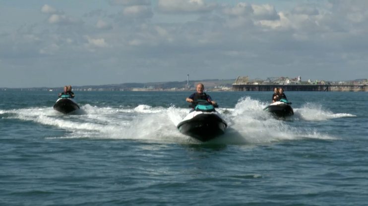 Sir Ed Davey became known during the general election campaign for stunts, which included bungee jumping and paddleboarding.
