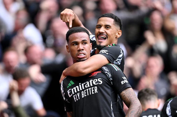 Gabriel's goal earned Arsenal a 1-0 win at Tottenham