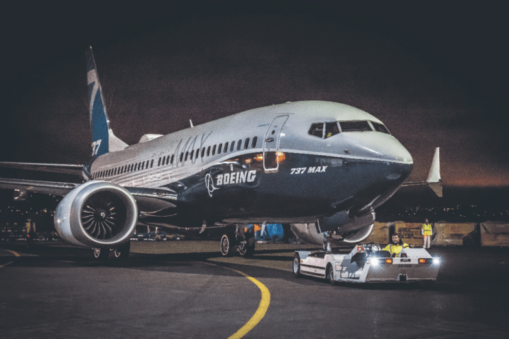 Boeing reported a net loss of $31m (&pound;23.3m) in the three months ended March, down from $355m the year prior.