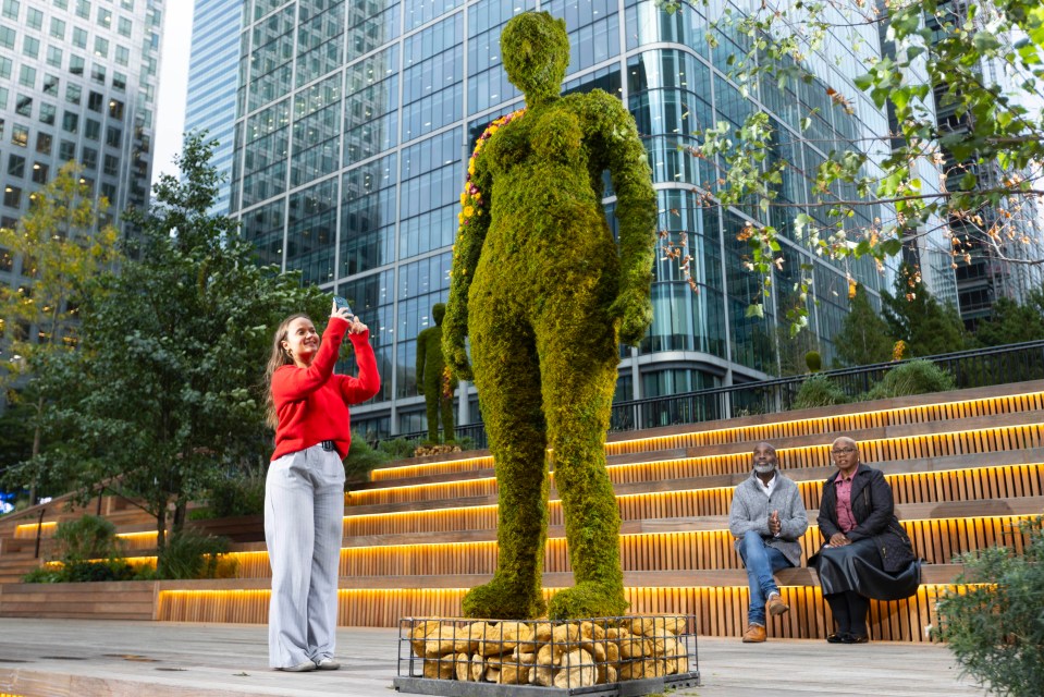  Eden Dock, a first of its kind urban space, is unveiled in Canary Wharf, London, as part of a partnership with the Eden Project, the charity&rsquo;s first city venture. Photo credit: David Parry/ PA Media Assignment