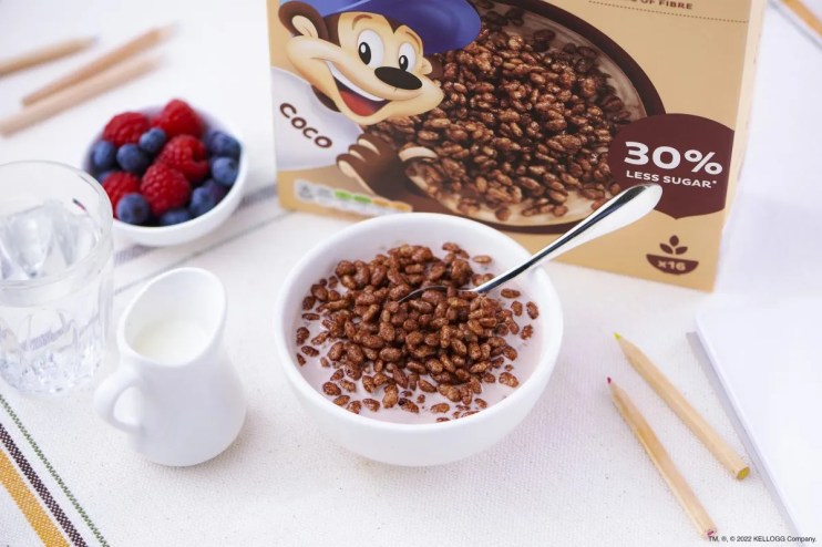 The UK operations of Kellogg's fell to a loss during its latest financial year.