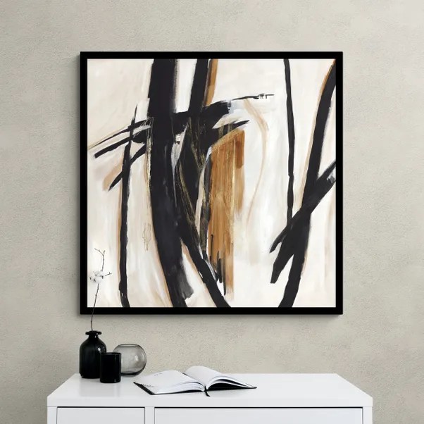 Black Expression Framed Print &ndash; homeware