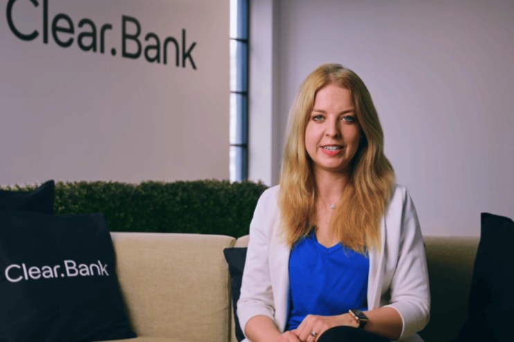 Clearbank UK chief executive Emma Hagan.