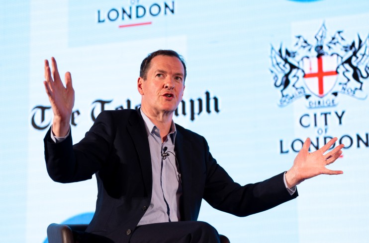 Breaking news event with a focus on a significant financial development impacting global markets