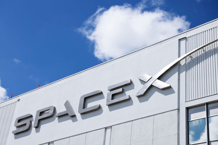 Elon Musk discussing SpaceX investment as Scottish Mortgages largest holding on a business news platform
