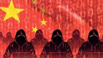 LinkedIn interface displaying profiles linked to Chinese espionage investigation, highlighting cyber security threats.