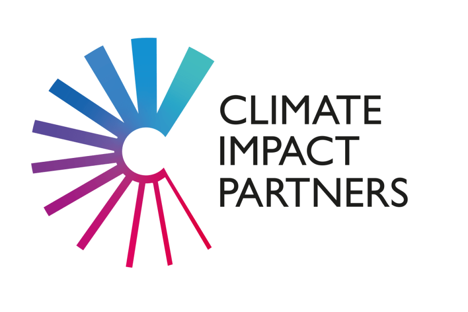 Climate Impact Partners logo featuring a green and blue earth design symbolizing global sustainability efforts