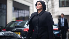 Shabana Mahmood wearing a stylish black jacket, embodying professional elegance in a business setting
